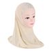 Women's Clothing Muslim Accessories Delicate Floral Embroidered Headscarf For Girls - Soft Cotton Hijab For 3-7 Year Olds, Comfortable Muslim Scarf_ecoleips.com
