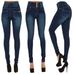Large Quantity Discounts, European And American Cross-border New High-waisted Slim-fitting Elastic Large-size Small-footed Jeans For Women_ecoleips.com