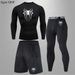 Women's Clothing Pro Men's Fitness Sports Set 3 Piece Quick Drying T-Shirt And Leggings Long Sleeve For Formal & Casual_ecoleips.com