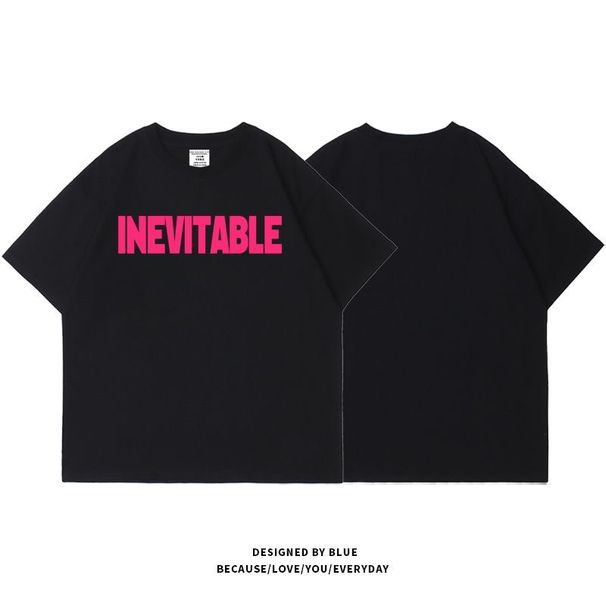 women's High-quality Round-neck Pullover Short-sleeved T-shirt_ecoleips.com
