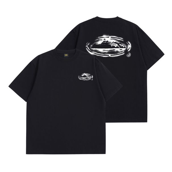 Alcatraz Graphic Print T-Shirt, Crew Neck Short Sleeve Cotton Tee, Fashion Streetwear Top, Trendy Casual Shirt For Daily & Party Outfit_ecoleips.com