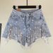 Women's Clothing Fashion Women's Distressed Shorts With Tassels And Chains Sexy Women's Clothing Denim For Formal & Casual_ecoleips.com