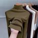 Threading De-Rong 1*1 Half-High-Necked De-Rong Base Layer Shirt A Women's Innerwear Suitable For Autumn And Winter, De_ecoleips.com