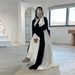Women's Clothing Modest Muslim Clothing Pleated Dress Fashion Middle Eastern Cardigan Abaya Coat_ecoleips.com