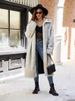 Women’s Long Lapel Faux Fur Coat – Winter Warm Plush Jacket, European Style Beige & Grey_ecoleips.com