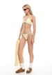 Women's Sexy Polka Dot Swimsuit Printed Bikini Faux Two-Piece Fashionable Summer Bikini Set_ecoleips.com