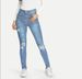 Women's Clothing Ripped Jeans Celebrity Student Pants_ecoleips.com
