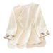 This Spring Heavy Industry Jacquard Base Layer Top Exudes A High-End, New Chinese-Style, Artistic And Retro Style With A_ecoleips.com