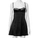 In-stock European And American 2026 INS Sexy Strapless Backless Lace Bustier Satin Short Dress Wholesale_ecoleips.com