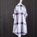 Shirt Women's Long Spring And Autumn Women's Loose Slimming And Fashionable Plaid Shirt Women's Casual Coat Fashion_ecoleips.com