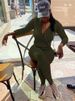 Autumn Two Piece Set Women Long Sleeve Hooded Zipper Pocket Sporty Jackets+leggings Matching Sets Workout Stretchy Outfits_ecoleips.com