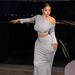 Women Sexy 2 Piece Outfit Short Crop Top One Shoulder High Waist Bodycon Mini Skirt Set Party Dress Outfit_ecoleips.com