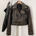 "Women's PU Faux Leather Belted Jacket – Chic Cropped Biker Style For Everyday Edge"_ecoleips.com