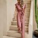 Women's Solid Color Chiffon V Neck Sleeveless High Waist Tie Belt Jumpsuit – Loose Fit Flowy Premium Romper For Spring Fall 2026_ecoleips.com