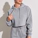 Women's Oversized Cropped Hoodie - Thick Y2K Streetwear Pullover With Drawstring Hood, Short Length For Fall & Winter Fashion_ecoleips.com