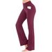 2024 Spring/Summer Plus Size Flared Wide-Leg High-Waisted Casual Yoga Pants Women, European And American Fashion, In_ecoleips.com