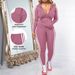 Women's Casual Long Sleeve Zipper Top & Pants Lounge Set | Soft Jogger Outfit For Fall Season_ecoleips.com