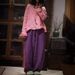 Suitable For All Seasons 24/3 SN29 Spring Loose Literary Casual Solid Color Linen Drawstring Waist Wide-leg Pants_ecoleips.com