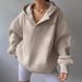 2026 European And American New Style Fleece-lined Hooded Printed Long-sleeve Basic Versatile Sweatshirt_ecoleips.com