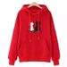 Fleece-Lined Hooded Women's Sweatshirt Autumn Winter New Casual Versatile Cartoon Cat Student Plus Size_ecoleips.com