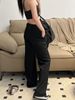 K Straight Leg Pants With High Waist, Casual And Slimming Look, Hanging And Smooth, Naked Feeling, Loose And Wide Leg Pants For Women_ecoleips.com