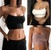 Summer Women's Solid Color Camisole Crop Top Backless Tank Top Sexy Fashionable Casual Loose Fit Streetwear For Spring Autumn_ecoleips.com