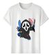Women's T-Shirts Tshirt Muscle Freaks Scream Stitch Estilo Ghost Face Killer_ecoleips.com