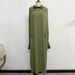 Idodo Long-Sleeved Dress In Ethnic Style Fashionable, Casual, Loose-Fitting, Breathable Design Model Number: 24663_ecoleips.com