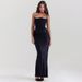 Women's Clothing Fashionable Tube Top Sexy Backless Slim Evening Dress For Women_ecoleips.com