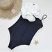 Elegant One-Shoulder Monokini Swimsuit For Women - 3D Floral Design, Sexy & Supportive, Quick-Dry Polyester & Spandex Blend_ecoleips.com