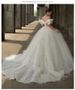 2026 off the Shoulder Wedding Dress Elegant High Quality Texture Court Style French Style Long Train Suitable for Pregnant Women_ecoleips.com