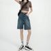 2025s High Waist Five-Point Denim For Women Summer 2025 New Slim Loose Straight Small Petite 5-Point Casual Mid-Length Shorts_ecoleips.com