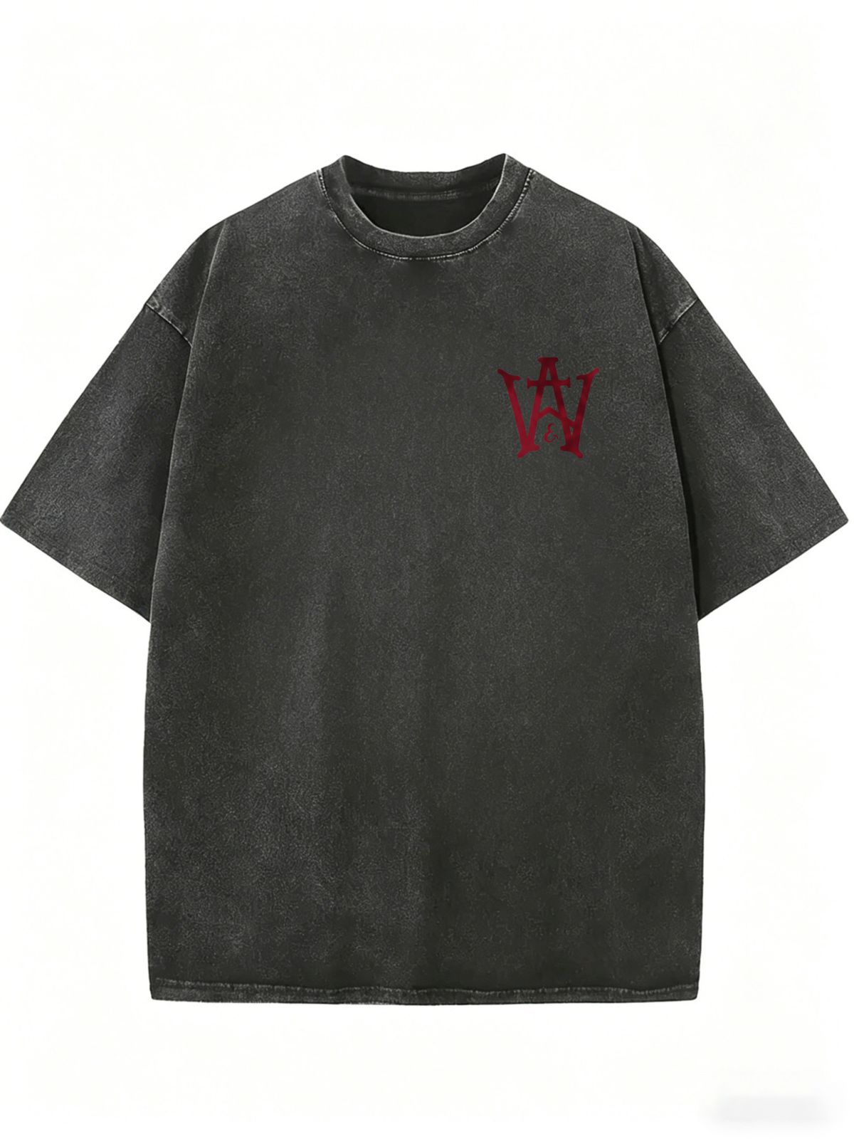 Women's Soft Washed Casual Top, Vintage Style Short Sleeve T-Shirt_ecoleips.com