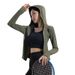 Sunscreen Clothing Light And Thin Women's Quick-drying And Breathable Anti-ultraviolet Ice-sensitive Hooded Sunscreen Clothing Outdoor Clothing_ecoleips.com