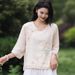 Ethnic Style New Chinese Style Artistic Retro Three-Quarter Sleeve Top, Cotton-Linen T-Shirt, Small Shirt, Spring/Summer_ecoleips.com