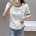 Women's Clothing For Larger Sizes: A Short-Sleeved T-Shirt Designed For Slightly Fuller-Figured Women, Featuring Bamboo-_ecoleips.com