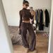 2025 Autumn New Fashionable Personality Slim Fit Shell Button Long Sleeve Top For Women Wholesale_ecoleips.com