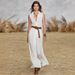2026 European And American Independent Station Cross-Border Vacation Western Bohemian Beach Shirt Collar Dress_ecoleips.com