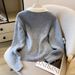 Elegant Notch Lapel Knit Cardigan For Women - Winter Staple With Fake Two-Piece Design, 3D Effect, Long Sleeve (Gray/Black/Red/Khaki/Beige)_ecoleips.com