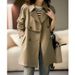 ng2510292 Elegant Short Trench Women, 2026 New Fashion, Korean Style Women's Coat For Spring And Autumn_ecoleips.com