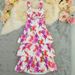 FD2069 2025 Spring/Summer New Women's Fashionable Elegant Printed Skirt And Tube Top Two-Piece Set_ecoleips.com