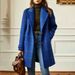 K Retro Plaid Casual Temperament Mid Length Lapel Coat Woolen Coat_ecoleips.com