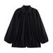 K Casual Style New Fashion Loose Bat-wing Puffy Pilot Jacket_ecoleips.com