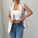 DiYun Cross-Border European And American Elegant Sleeveless Vest Commuting Blazer Women's Clothing 2025 Summer_ecoleips.com
