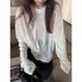 Water Muscle Mask T-shirt Soft Round Neck Loose And Thin Sunscreen Long-sleeved Top Women_ecoleips.com