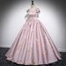 Elegant Princess Tutu Dress For Coming Of Age Ceremony, Bridal Banquet & Solo Performances – Versatile Party Dress With Embroidered Details_ecoleips.com