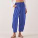 Women's High-Waisted Loose Fit Casual Pants Autumn/Winter Drawstring Pockets Vacation Style_ecoleips.com