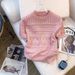 Women's Clothing Real shot of new summer design round neck short sleeve slim T shirt thin ice silk sweater for women_ecoleips.com