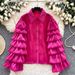 Women’s Clothing French High End Lady Layered Ruffled Long Sleeved Shirt Female Fashionable All Match Streamer Satin Top_ecoleips.com