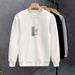FW25 Matching Couple Cotton Crew Neck Sweatshirt - His & Hers_ecoleips.com